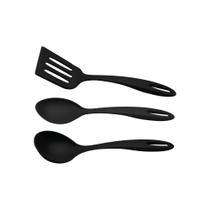Jogo De Utensílios Tramontina Ability Em Nylon Preto 03 Peças Jogo De Utensílios Tramontina Ability Em Nylon Preto 03 Peças