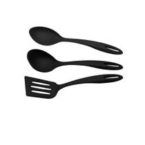 Jogo de Utensílios Tramontina Ability em Nylon Preto 03 Peças Jogo de Utensílios Tramontina Ability em Nylon Preto 03 Peças