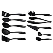 Jogo De Utensílios Tramontina Ability Em Nylon Preto 10 Peças - 25199016 Jogo De Utensílios Tramontina Ability Em Nylon Preto 10 Peças - 25199016