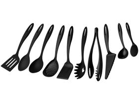 Jogo de Utensílios Tramontina Ability em Nylon Preto 10 Peças