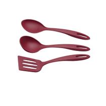 Jogo De Utensílios Tramontina Ability Em Nylon Vermelho 03 P Jogo De Utensílios Tramontina Ability Em Nylon Vermelho 03 P