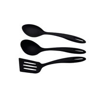 Jogo de Utensílios Tramontina Ability Preto 3pçs Jogo de Utensílios Tramontina Ability Preto 3pçs