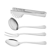 Jogo de Utensílios Tramontina em Aço Inox 4 Peças Jogo de Utensílios Tramontina em Aço Inox 4 Peças