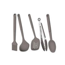 Jogo De Utensílios Tramontina Softta Em Silicone 5 Peças Jogo De Utensílios Tramontina Softta Em Silicone 5 Peças