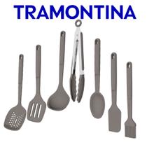 Jogo De Utensílios Tramontina Softta Em Silicone 7 Peças Jogo De Utensílios Tramontina Softta Em Silicone 7 Peças