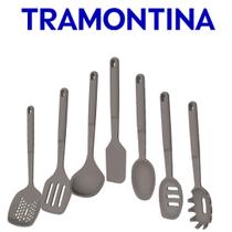 Jogo De Utensílios Tramontina Softta Em Silicone 7 Peças - Jogo De Utensílios Tramontina Softta Em Silicone 7 Peças -