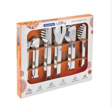 Jogo de Utensílios Tramontina Utility em Aço Inox 6 Peças 66800103 - Tramontina Jogo de Utensílios Tramontina Utility em Aço Inox 6 Peças 66800103 - Tramontina