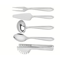 Jogo de Utensílios Tramontina Utility em Aço Inox Acabamento Brilho 5 Peças