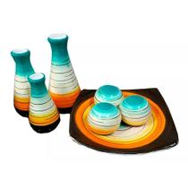 Jogo de Vasos Trio Piccolo e Centro de Mesa 3 Esferas Decor - Color
