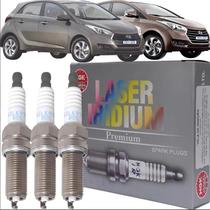 Jogo de Vela Ignição HB20 HB20S 1.0 12V 2016 A 2022 NGK- SILKR7C8DE