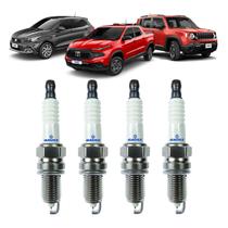 Jogo de Vela Ignição Jeep Renegade 1.8 Fiat Argo Cronos Toro