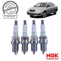 Jogo de Velas de Ignição BKR5EYA-11 (Toyota Corolla/Fielder 1.8 16V ) - Cód.1006 - Ngk Jogo de Velas de Ignição BKR5EYA-11 (Toyota Corolla/Fielder 1.8 16V ) - Cód.1006 - Ngk