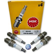 Jogo de Velas de Ignição NGK FR7DDEG Volkswagen Gol Fox Voyage 1.0 8v Flex 2012 em Diante