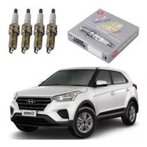 Jogo de Velas de Ignição Original NGK Iridium Hyundai Creta 1.6 16v 2017 em diante.