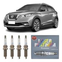 Jogo de velas de Ignição Original Ngk Lzkar6ap-11d Nissan Kicks 1.6 16v de 2018 a 2023