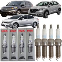Jogo de Velas Honda Civic CRV HRV 1.8 2.0 16v Flex Ngk