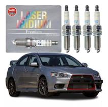 Jogo de Velas Ignição Iridium Ngk Mitsubishi Lancer Evolution 2.0 16v