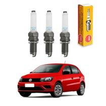 Jogo de velas NGK Gol G7 G8 1.0 3 cilindros 2018 até 2022 Jogo de velas NGK Gol G7 G8 1.0 3 cilindros 2018 até 2022