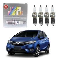 Jogo de velas original iridium ngk difr6d11d honda fit 2014, 2015, 2016, 2017, 2018, 2019...