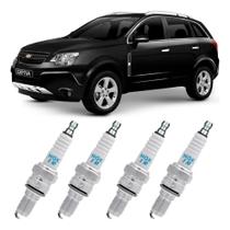 Jogo de Velas Original NGK Iridium Captiva 2.4 Ecotec Gasolina de 2011 a 2017. ILTRD