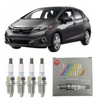 Jogo De Velas Original Ngk Iridium Honda New Fit 1.4 1.5 16v 2009 A 2014 Flex Izfr6k13dn Jogo De Velas Original Ngk Iridium Honda New Fit 1.4 1.5 16v 2009 A 2014 Flex Izfr6k13dn
