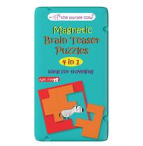 Jogo de viagem magnético Brain Teaser Puzzles The Purple Cow