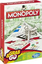 Jogo De Viagem Monopoly Grab & Go - Compacto - Hasbro