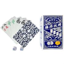 Jogo de viagem portátil Mahjong Playing Cards 144 Deck Jogo de viagem portátil Mahjong Playing Cards 144 Deck