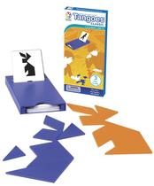 Jogo de viagem Tangoes Classic Tangram com 100 desafios de mais de 7 anos