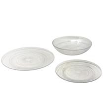 Jogo De Vidro 18 Pcs (Pratos E Tigelas)