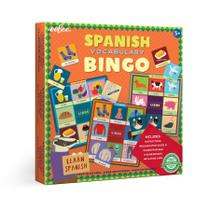 Jogo de vocabulário de bingo espanhol eBoo para maiores de 5 anos