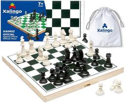 Jogo de Xadrez Com Peças Oficiais Xalingo Jogo de Xadrez Com Peças Oficiais Xalingo