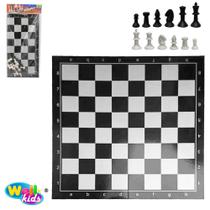 Jogo de xadrez com tabuleiro classico + 32 pecas 29x29cm