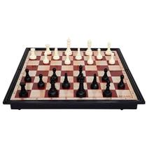 Jogo De Xadrez Dama Tabuleiro Magnético 2 Em 1 Dobrável