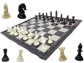 Jogo De Xadrez Dobrável Magnético Luxo Portátil Grande