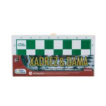 Jogo de Xadrez e Dama - 2 em 1