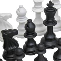Jogo de Xadrez em Plástico Injetado - Rei de 9,3 cm Cód 0280 Jogo de Xadrez em Plástico Injetado - Rei de 9,3 cm Cód 0280