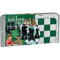 Jogo de xadrez escolar (plastico) xalingo