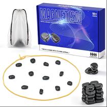 Jogo de xadrez magnético com pedras, Jogo magnético com corda, Jogos de tabuleiro para adultos Jogo de xadrez magnético com pedras, Jogo magnético com corda, Jogos de tabuleiro para adultos