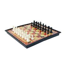 Jogo de xadrez magnético dobrável 32 peças 19,5 cm