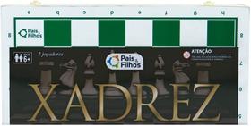 Jogo de Xadrez Oficial Caixa em Madeira 40cm - Pais e Filhos Jogo de Xadrez Oficial Caixa em Madeira 40cm - Pais e Filhos