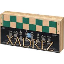 Jogo de Xadrez Oficial com Caixa em Madeira 40CM Jogo de Xadrez Oficial com Caixa em Madeira 40CM