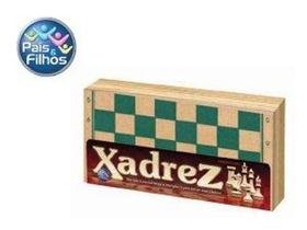 Jogo De Xadrez Oficial Cx Em Madeira 40Cm Pais E Filhos Jogo De Xadrez Oficial Cx Em Madeira 40Cm Pais E Filhos
