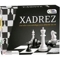 Jogo de Xadrez Rei Tamanho Real 5,4CM com Tabuleiro