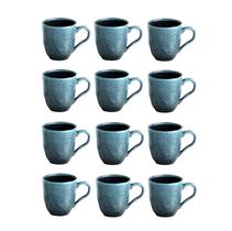 Jogo De Xícara Caneca Cerâmica 12pç Chá Café Petroleum 273ml