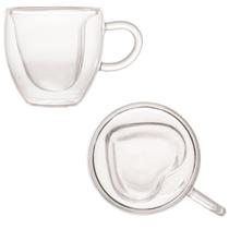 Jogo De Xícara De Café Vidro Resistente Ao Calor 2 Pçs 80ml Jogo De Xícara De Café Vidro Resistente Ao Calor 2 Pçs 80ml