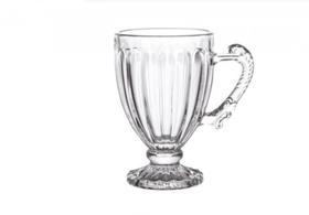 Jogo de Xicara de Cha Renaissance 6 Peças Cristal 200ml Lyor