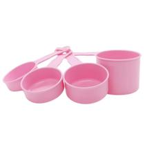 Jogo De Xícara Medidora Plástica 4 Peças Medidas Resistente Culinária Confeitaria Porcionar Medidas Jogo De Xícara Medidora Plástica 4 Peças Medidas Resistente Culinária Confeitaria Porcionar Medidas