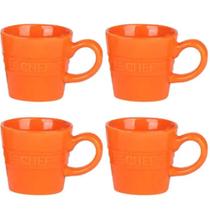 Jogo de Xícaras 4 peças Le Chef 110ML JGXC100/LA - Hauskraft Jogo de Xícaras 4 peças Le Chef 110ML JGXC100/LA - Hauskraft
