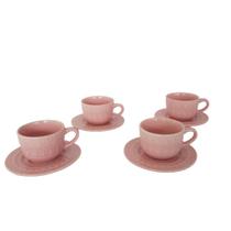 JOGO DE XÍCARAS COM PIRES PORCELANA 80ml